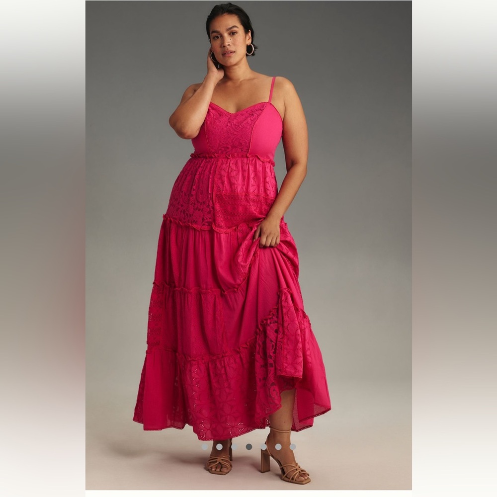 NWT Anthropologie pink dress - Picture 4 of 8